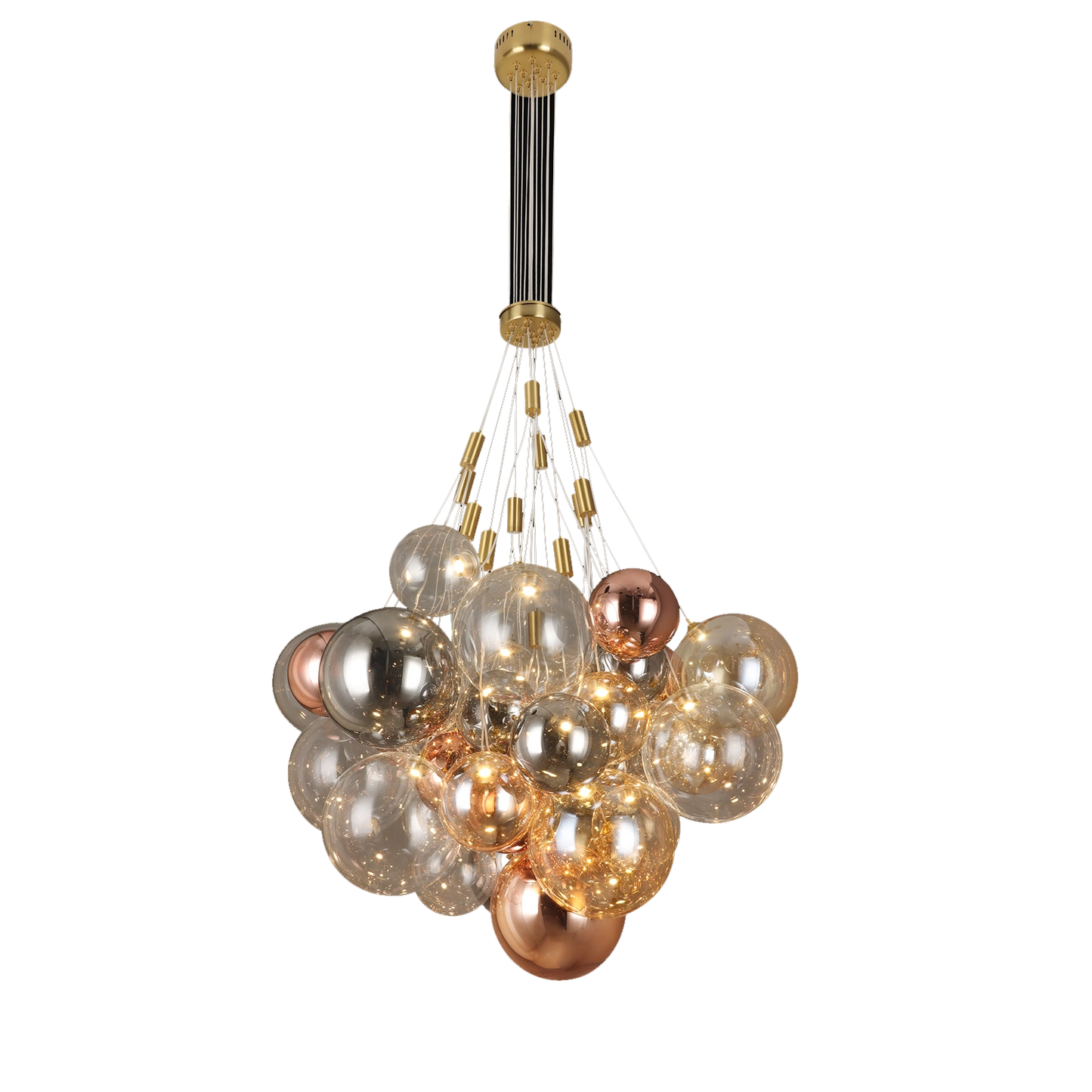 TRICOLOR DRIFT BOUQUET CHANDELIER