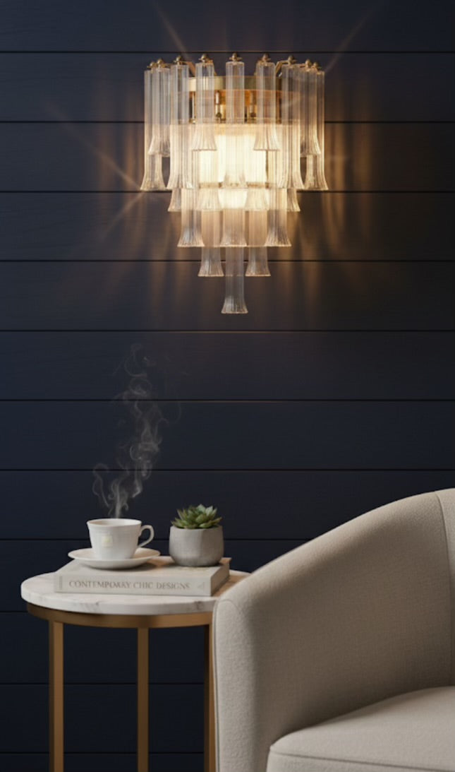 CELESTA FLUTE WALL SCONCE