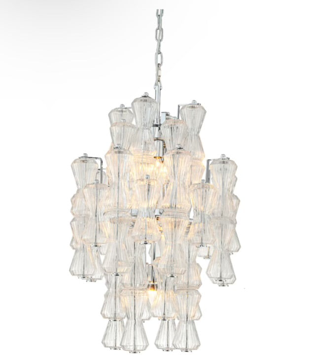 VEGA CLEAR 20" CHANDELIER