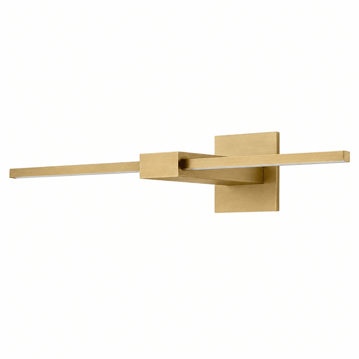 Luxury LED picture lights in aged brass for illuminating artwork galleries and hallway walls — Azzaro Home Luxury Lighting