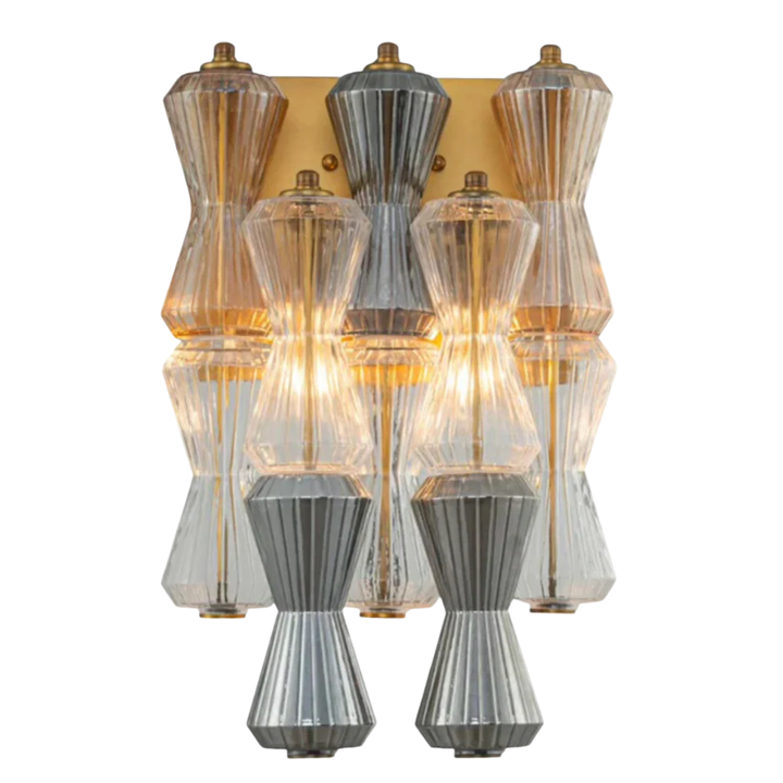 Azzaro Home Vega Multi Color Rainfall Wall Sconce in bronze - 0001 5789875397125807670 view