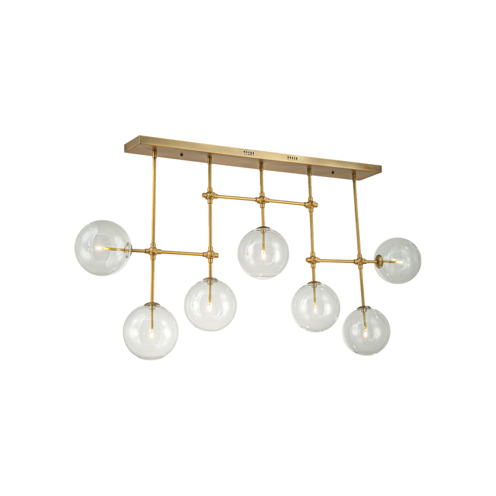 Shadowline 7-Light Linear Globe Chandelier