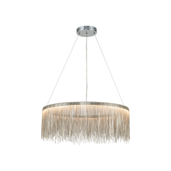 FRINGE NOIR 31" ROUND CHANDELIER