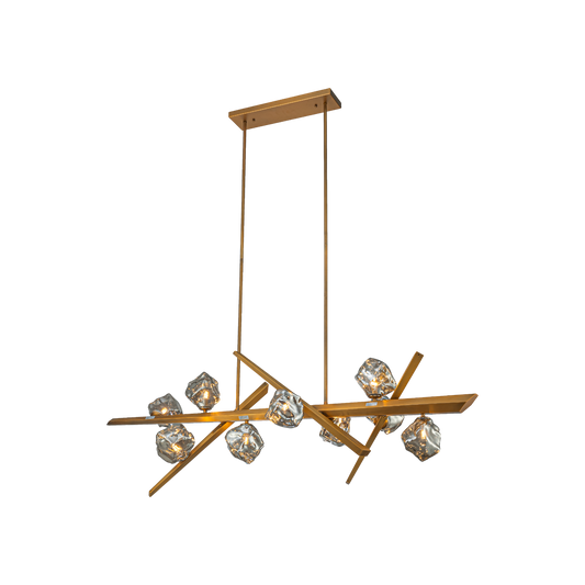 DRIFTLINE SMOKY GLASS CHANDELIER