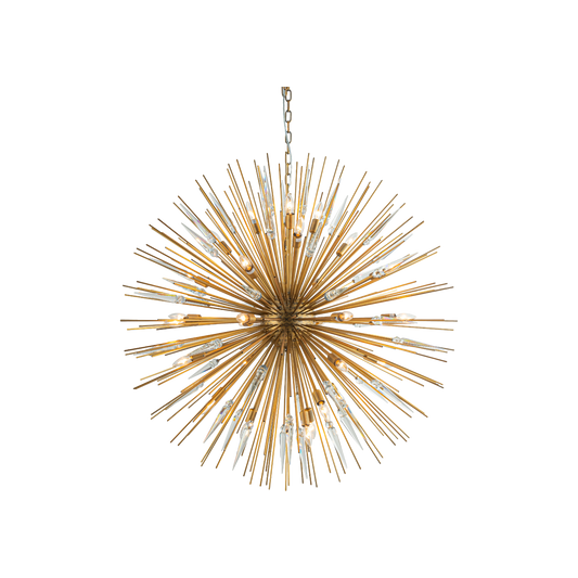 GOLDEN SPIRE 47" CHANDELIER