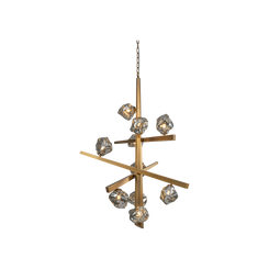 DRIFTLINE SMOKY GLASS CHANDELIER 2
