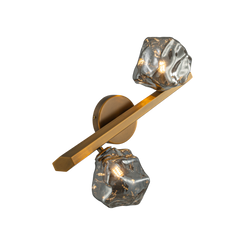 DRIFTLINE SMOKY GLASS WALL SCONCE