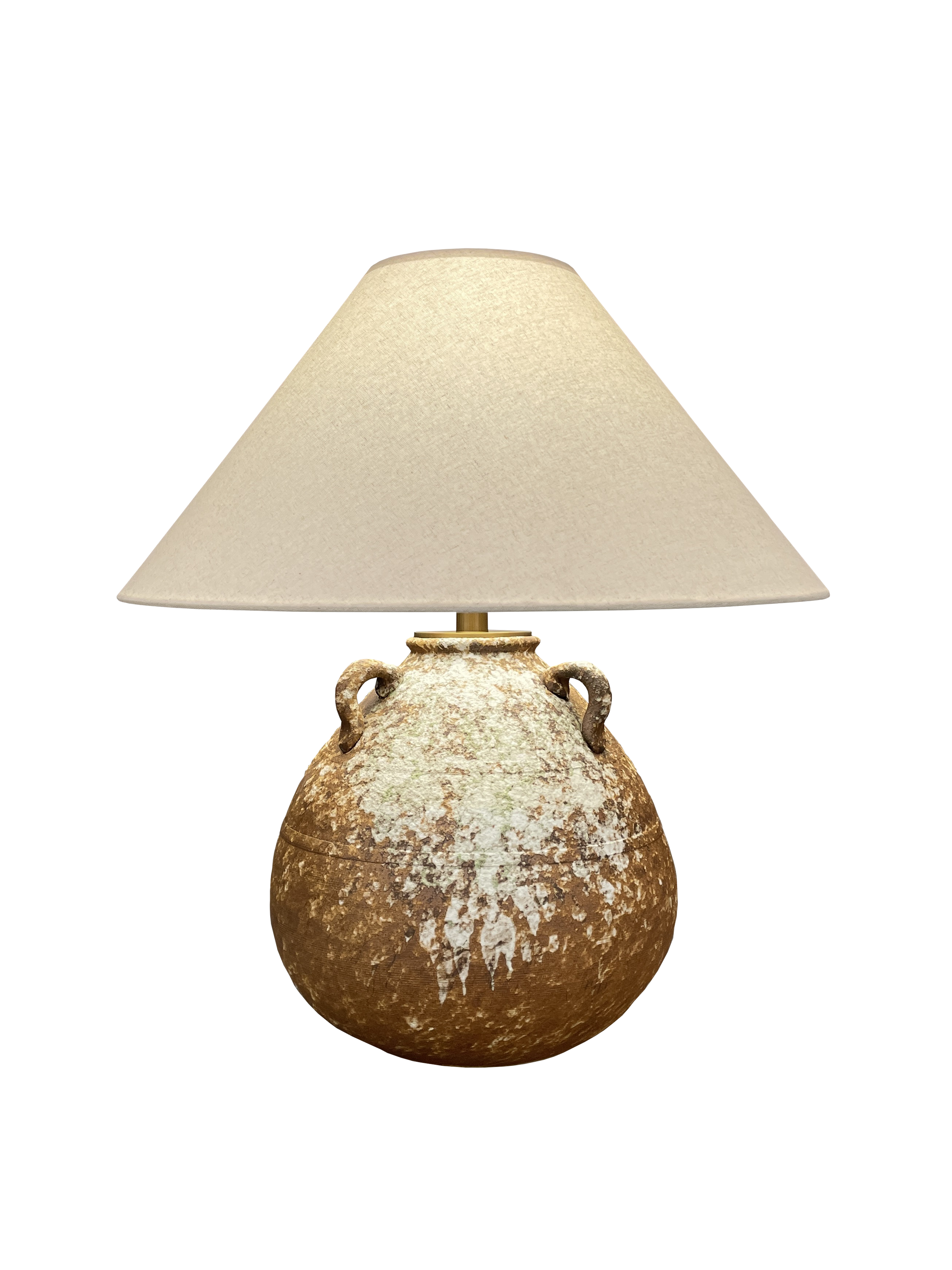 Azzaro Home Rustica Table Lamp in aged brass - Ah25 30 1 view