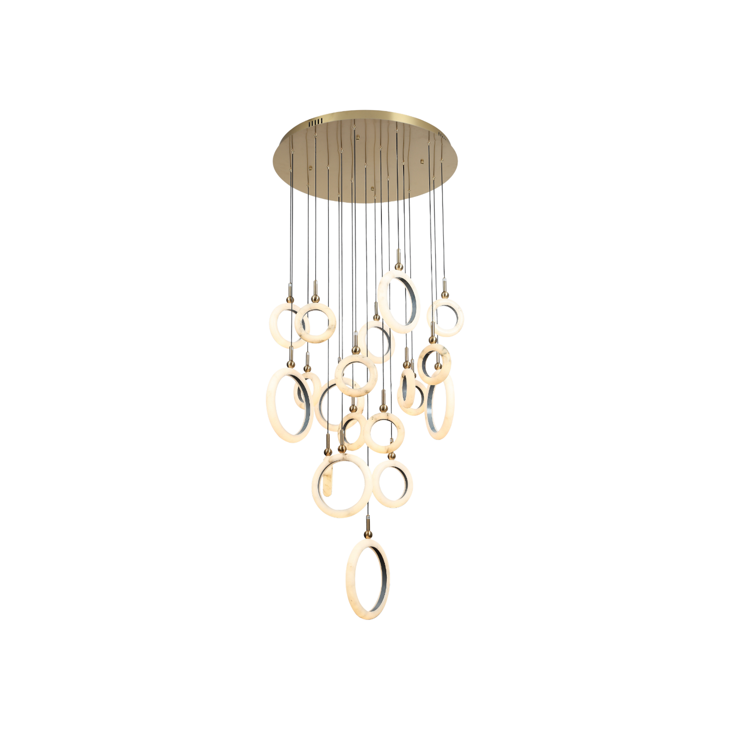 LUSTRA RING  19 LIGHTS  CHANDELIER