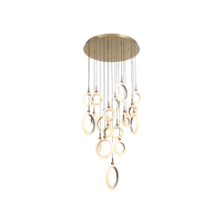 LUSTRA RING  19 LIGHTS  CHANDELIER