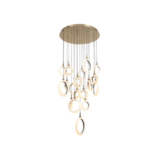 LUSTRA RING  19 LIGHTS  CHANDELIER