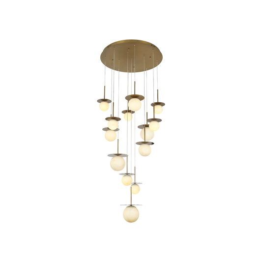 VELORA SPHERE  13 LIGHTS  CHANDELIER