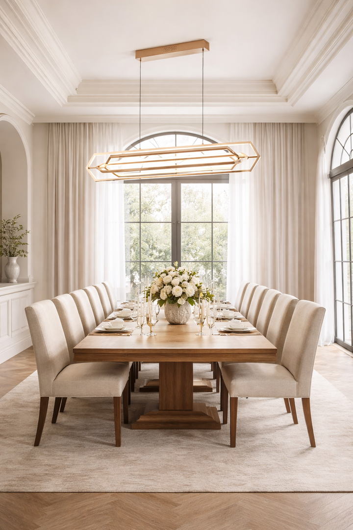 Hexa Verge Linear 60" Ceiling Light