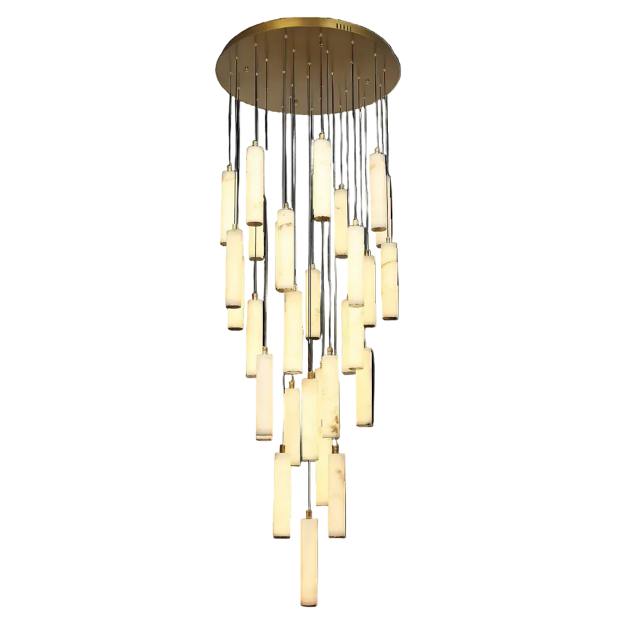 Aman Cascade 31-Light Glass LED Chandelier