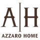 Azzaro Home logo with stylized 'AH' on a white background