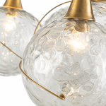 Celina Clear Water Glass Chandelier - 18 Lights