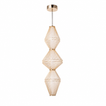 Oranique Tiered Wire LED Pendant