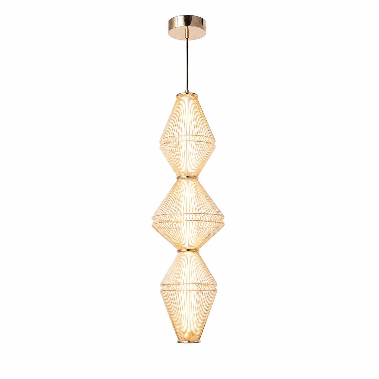 Oranique Tiered Wire LED Pendant