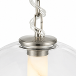 Clara Glass Tube Globe LED Pendant