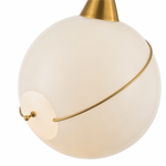 Celina Opal Glass Pendant - 6 Lights