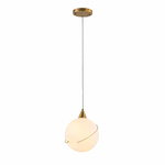 Celina 10.5" Opal Glass Orb, White