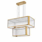 Lustra 2-Tier Linear LED Chandelier