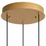 Vertura Cylinder 3-Light Glass Chandelier