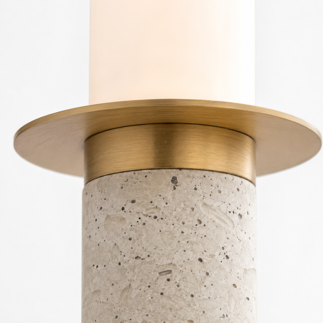 Vertura Cylinder 3-Light Glass Chandelier
