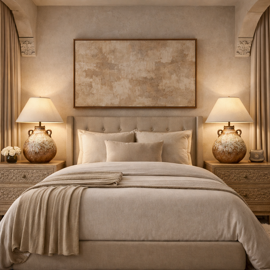 The Rustica Table Lamp lighting fixture from Azzaro Home featuring a aged brass patina - Chatgpt Image Mar 19 2026 03 12 16 Pm