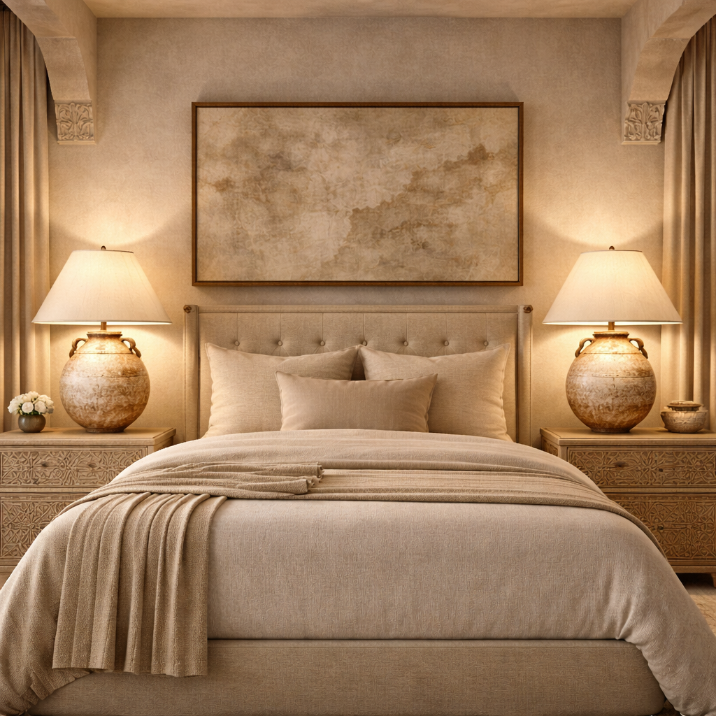 Luxury lighting fixture Sandrift Table Lamp by Azzaro Home showcasing premium minerals construction in aged brass - Chatgpt Image Mar 19 2026 03 30 58 Pm perspective