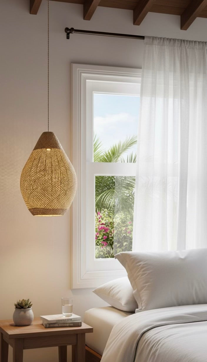 BALI TEARDROP NATURAL 20"