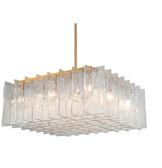 GLACIER ICE 36’ SQUARE CHANDELIER
