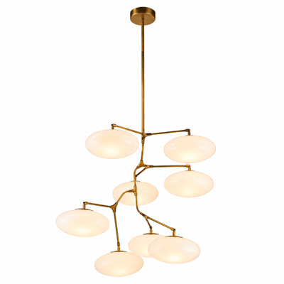 Alba Bronze Asymmetrical Branching Chandelier