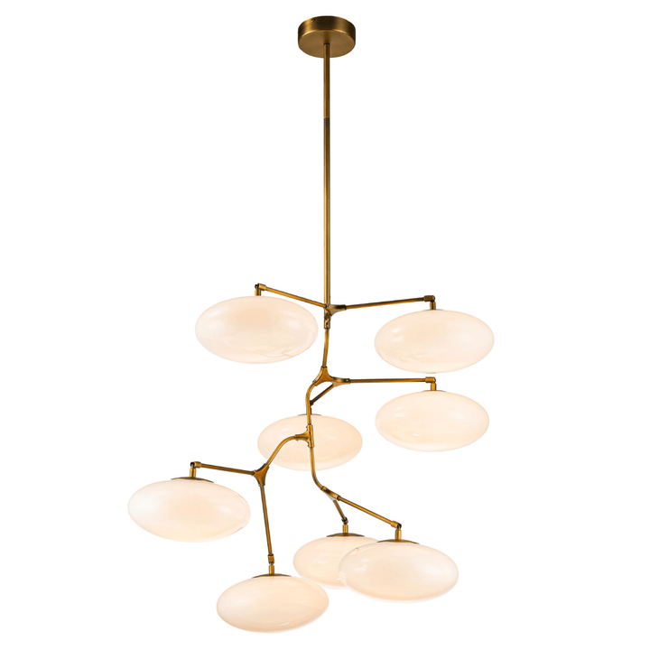 Alba bronze asymmetrical branching chandelier