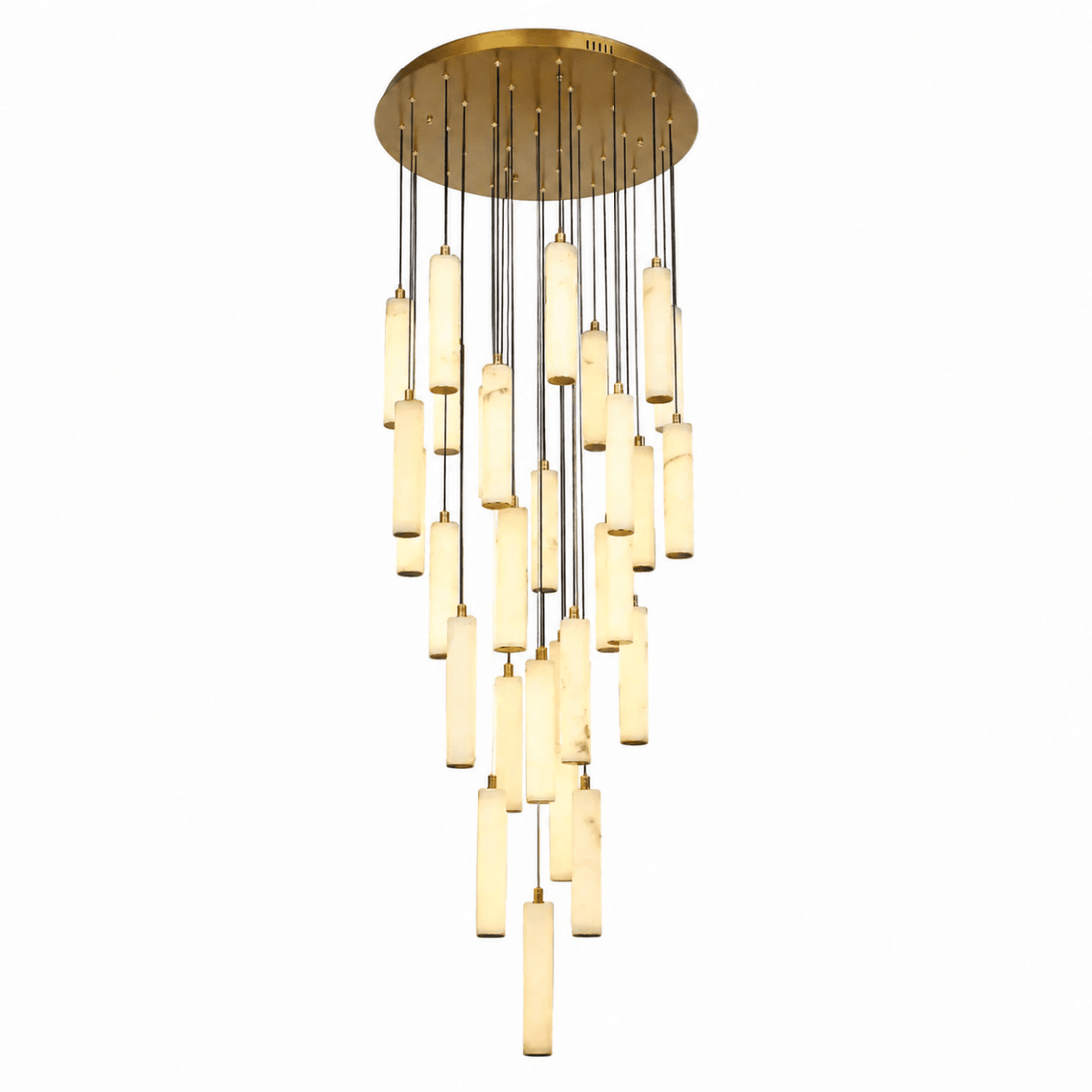 Aman Cascade 31 - Light Glass LED Chandelier