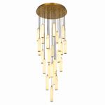 Aman Cascade 31 - Light Glass LED Chandelier
