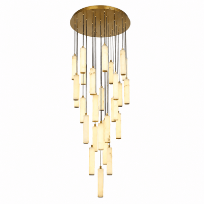 Aman Cascade 31-Light Glass LED Chandelier