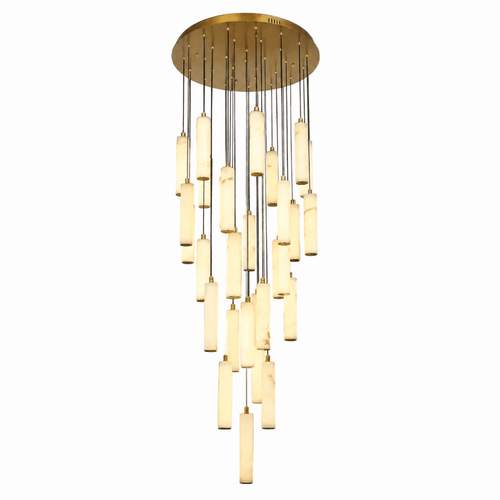 Aman Cascade 31 - Light Glass LED Chandelier