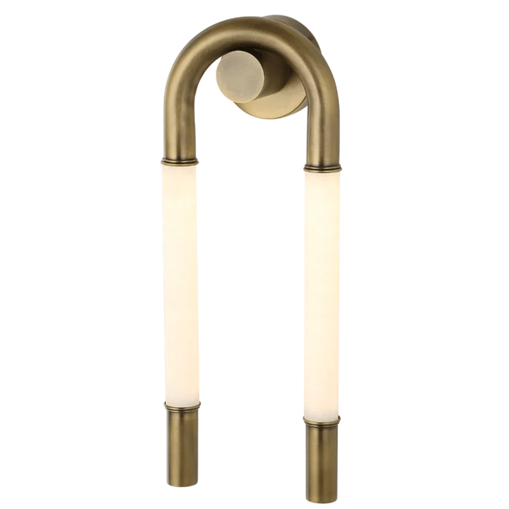 Arclume Arch LED wall sconce in antique brass