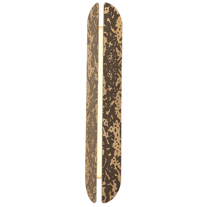 Arqline 24 inch brass LED wall sconce in matte brass