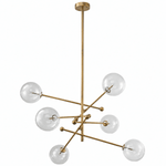 Atomica Bronze Sputnik Globe Chandelier