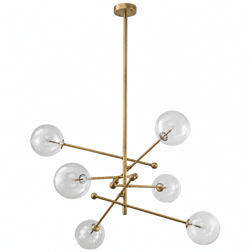 Atomica Bronze Sputnik Globe Chandelier