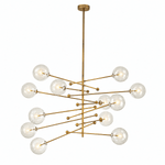 Atomica Bronze Starburst Sputnik Chandelier