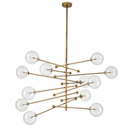 Atomica Bronze Starburst Sputnik Chandelier