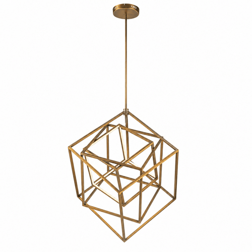 Axis Bronze Modern Geometric LED Pendant
