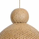 Bali Bell 32" Natural Rattan Pendant