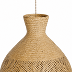 Bali Bloom 24" Natural Rattan Pendant