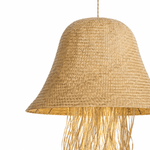 Bali Cascade 28" Natural Rattan Pendant