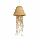 Bali Cascade 28" Natural Rattan Pendant