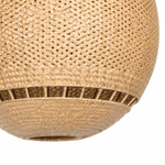 Bali Orb 19" Natural Rattan Pendant